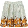 Proenza Schouler Pleated Flower Print Skirt in Floral - Lyst