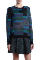 Proenza Schouler Colorblock Stripe Sweater