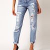 Asos Jean with Rocco Stitch in Blue - Lyst