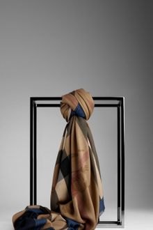 Burberry Haymarket Check Jersey Scarf - Lyst