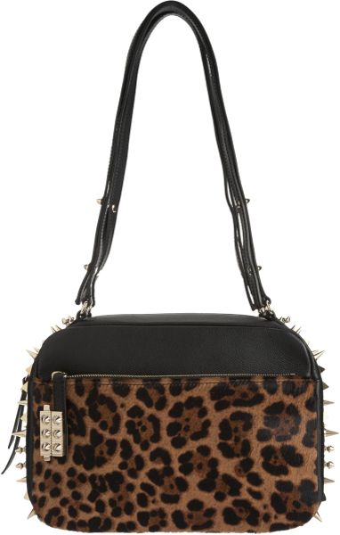 Christian Louboutin Ponyhair Medium Roxane Bag in Brown (leopard) - Lyst