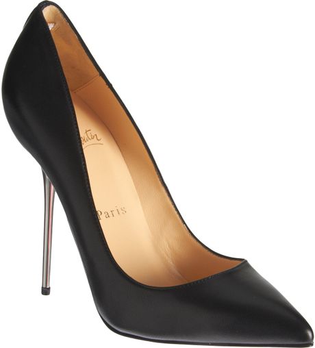 Christian Louboutin Lipsinka in Black (silver) - Lyst