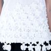 Comme Des Garçons Floral Detail Vest Top in White (floral) - Lyst