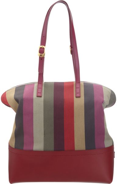 Fendi Pequin Stripe 2bag in Multicolor - Lyst