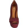 Fendi Bow Peep Toe Pump in Red - Lyst