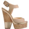 Giuseppe Zanotti Cutout Wedge Sandal in Beige (nude) - Lyst