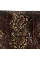 Givenchy Python Antigona Envelope Clutch
