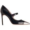 Manolo Blahnik Campari in Black (navy) - Lyst