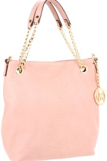 Michael by Michael Kors Jet Set Chain Matte Python Tote - Lyst
