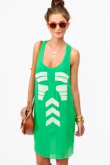 Nasty Gal Tribal Sequin Dress