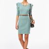 Nasty Gal Ivy Belted Dress in Green (sage) - Lyst