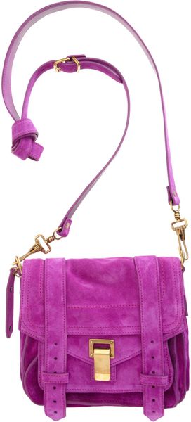 Proenza Schouler Ps1 Pouch Suede - Lyst