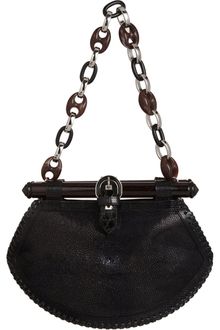 Proenza Schouler Tiki Clutch Stingray - Lyst