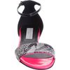 Stella Mccartney Pythonembossed Flat Sandal in Pink - Lyst