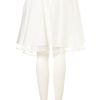 Topshop Plain White Prom Skirt in White - Lyst