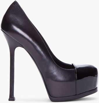 Yves Saint Laurent Black Tribtoo Pumps - Lyst