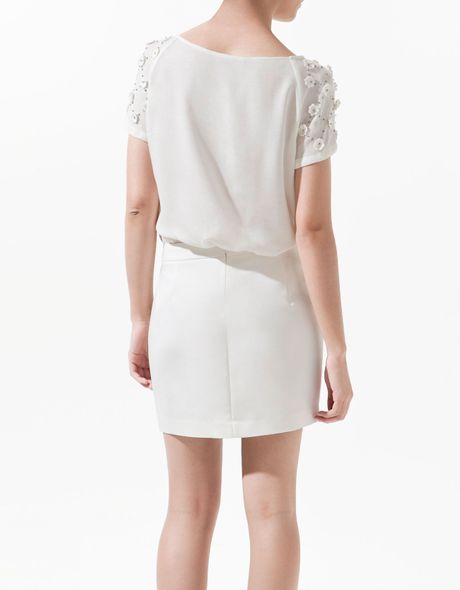 zara big flower top