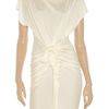 3.1 Phillip Lim Knotfront Silk and Cottonblend Dress in White - Lyst