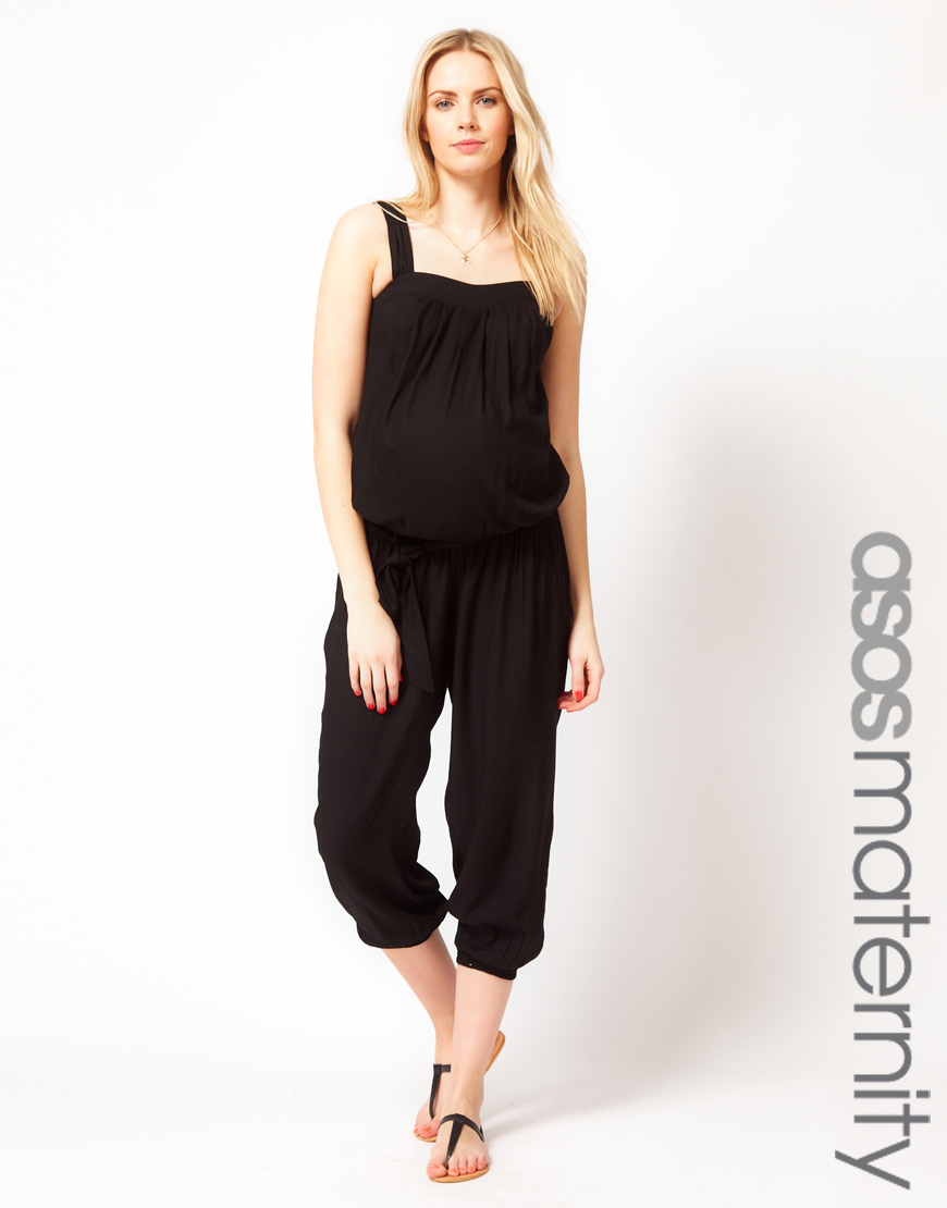 Asos Maternity Jumpsuit in Black