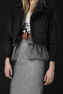 Burberry Prorsum Tailored Wool Bomber Jacket - Lyst
