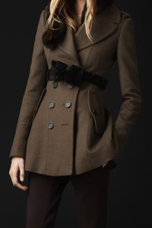 Burberry Prorsum Wool Cashmere Tailored Coat - Lyst