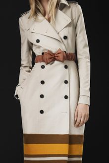 Burberry Prorsum College Stripe Trench Coat - Lyst