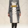 Burberry Prorsum Cotton Tweed Trench Coat in Gray (trench) - Lyst