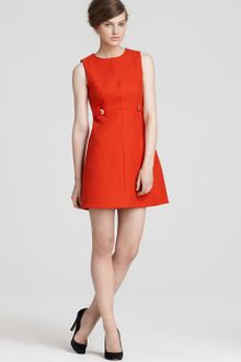 Diane Von Furstenberg Button Detail Dress Evette - Lyst