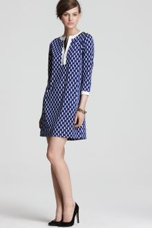 Diane Von Furstenberg Silk Jersey Dress Achelle Long Sleeve - Lyst