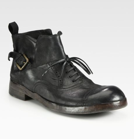 dolce gabbana lace up boots