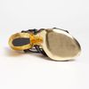 Dolce & Gabbana Sandal in Black (black pvc/ gold leather) - Lyst