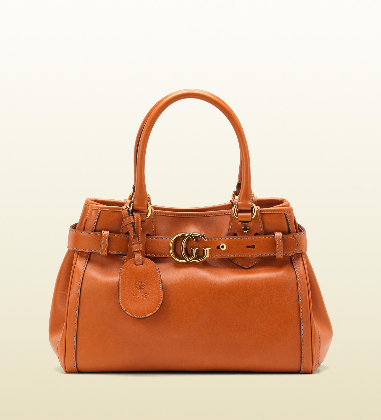 Gucci Gg Running Medium Tote with Double G Detail in Blue (orange) | Lyst