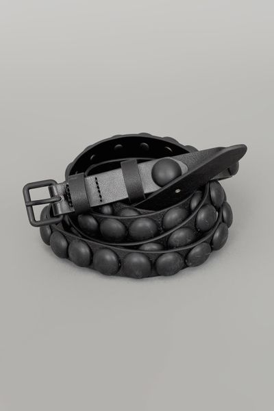 Haute Hippie Studded Belt Matte Black in Black - Lyst