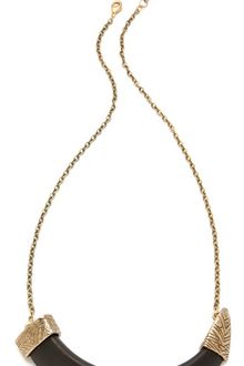 House Of Harlow Horizontal Horn Necklace - Lyst