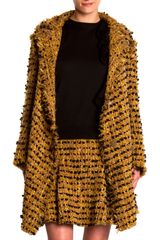 Lanvin Tweed Cardigan Coat