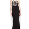 Mango Lace Bustier Gown in Black (02) - Lyst
