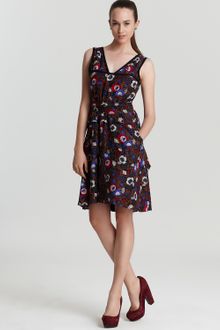 Marc By Marc Jacobs Sleeveless Dress Wild Flower Print - Lyst