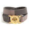 Marc By Marc Jacobs Grey Leather Katie Double Bracelet in Gray (grey) - Lyst