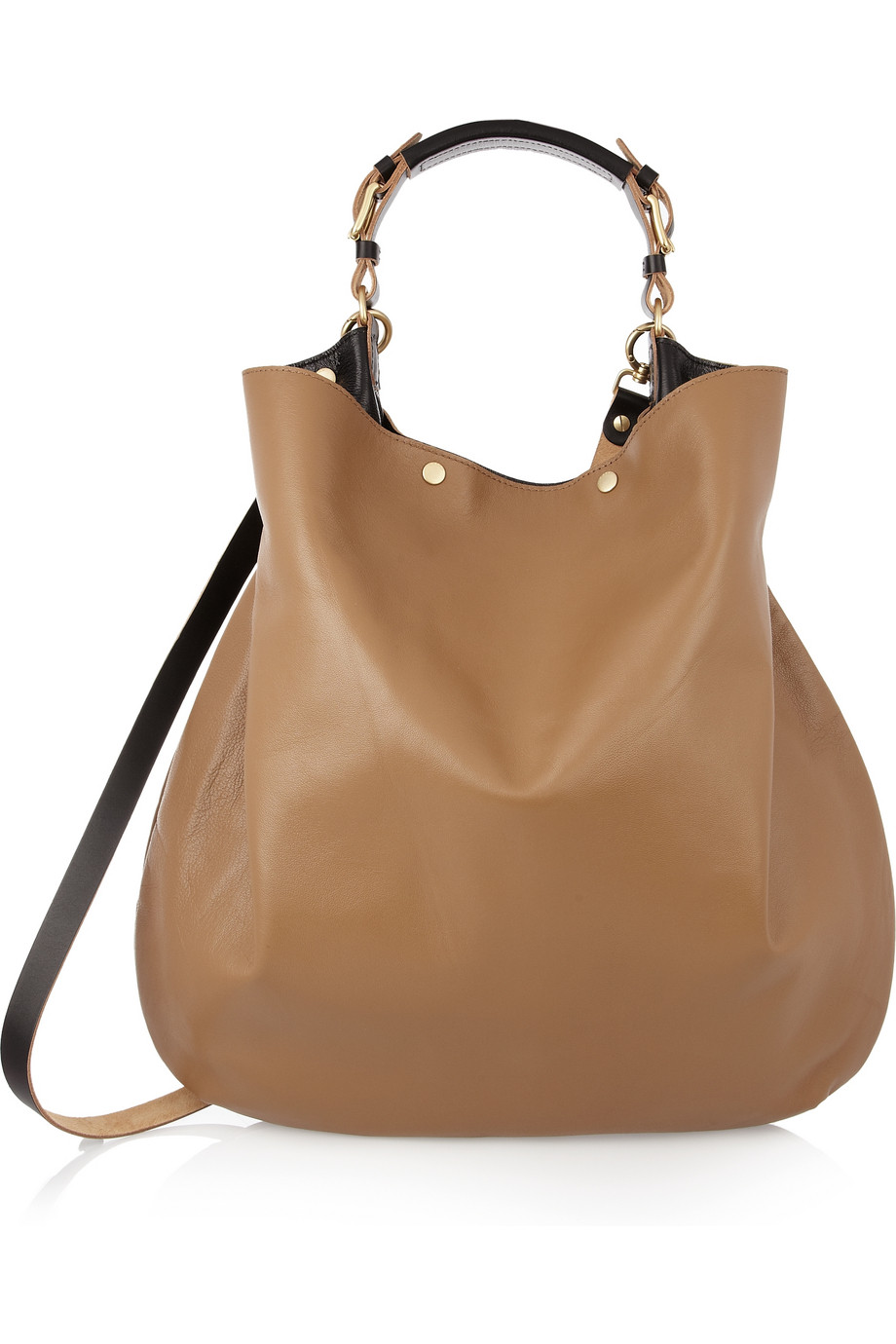 Marni Leather Hobo Bag in Brown | Lyst