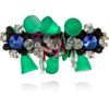 Marni Crystal and Paillette Confetti Bracelet in Green (gold) - Lyst