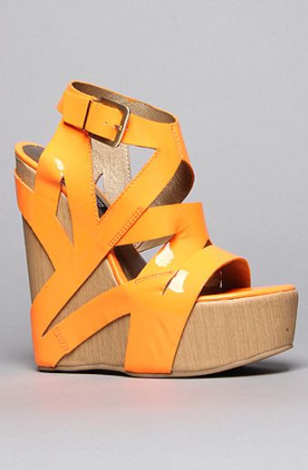 Senso Diffusion The Santana Shoe in Orange Patent - Lyst