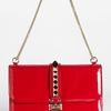 Valentino Patent Leather Shoulder Bag in Red (rosso) - Lyst