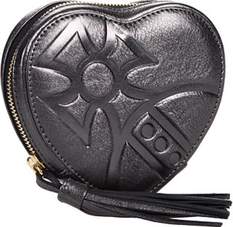 Vivienne Westwood Metal Iii Tiny Heart Bag in Black (f) - Lyst