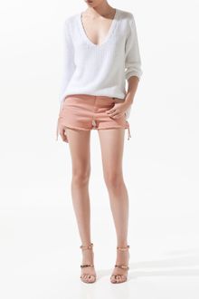 Zara Seed Stitch Jumper - Lyst