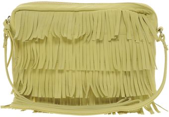 Asos Leather Fringe Across Body Bag - Lyst