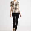 Dolce & Gabbana Tweed Check Top in Black - Lyst