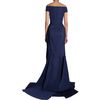 J. Mendel Off The Shoulder Gown in Blue (indigo) - Lyst