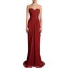 J. Mendel Sweetheart Bodice Gown in Brown - Lyst