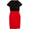 Narciso Rodriguez Colorblock Knit Dress in Red - Lyst