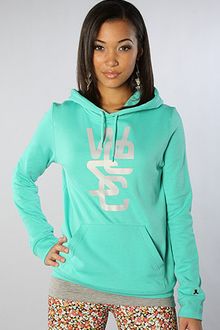 Wesc The Overlay Sweatshirt in Aqua Green - Lyst